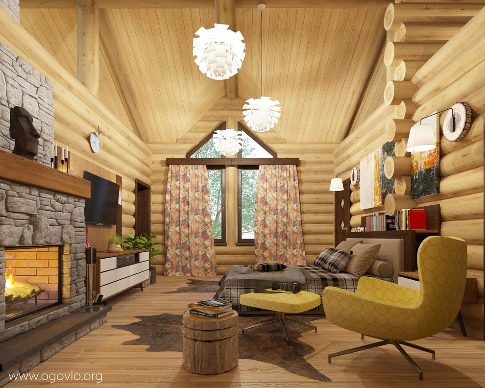 Interier house in Russia