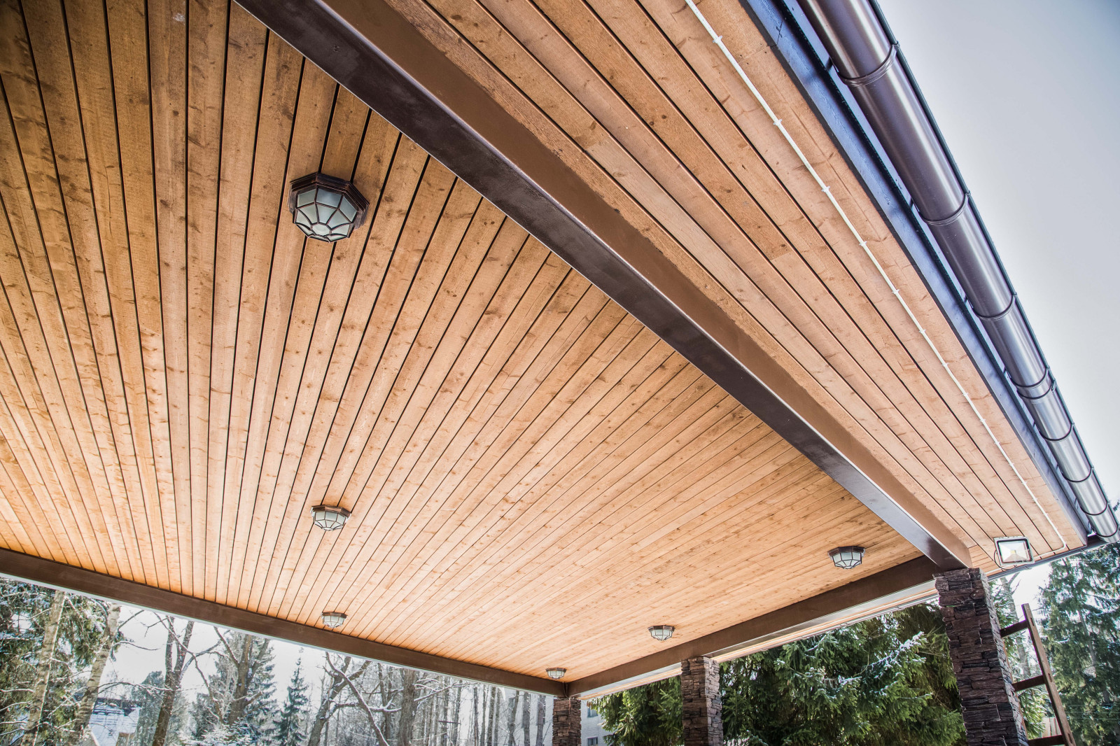 Частный финский каменный дом под Петербургом 320м2