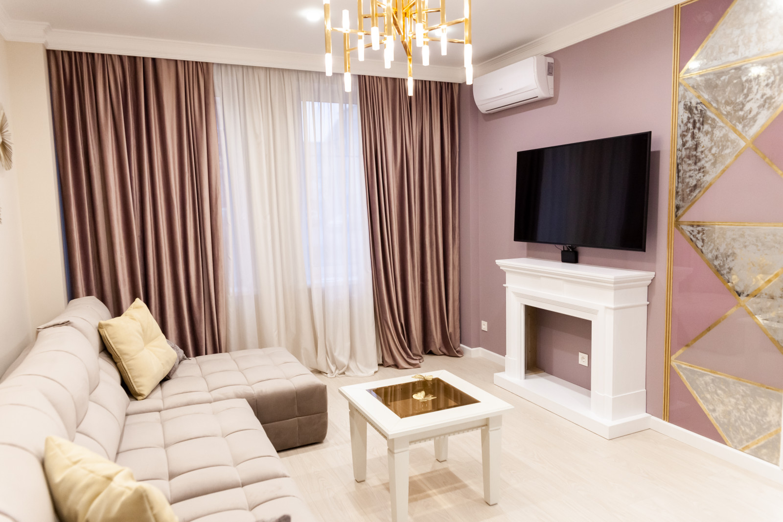 Обложка проекта: Фото проекта, ЖК "Маршал", г.Калуга (гостиная)