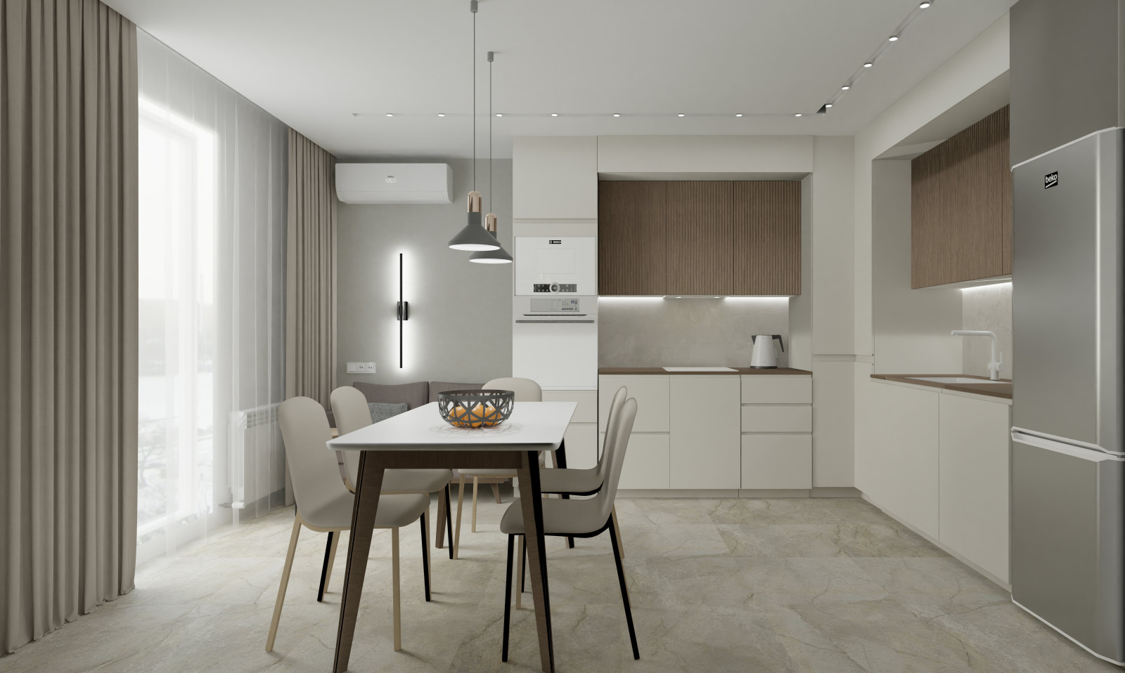 Обложка проекта: Квартира для семьи с двумя детьми