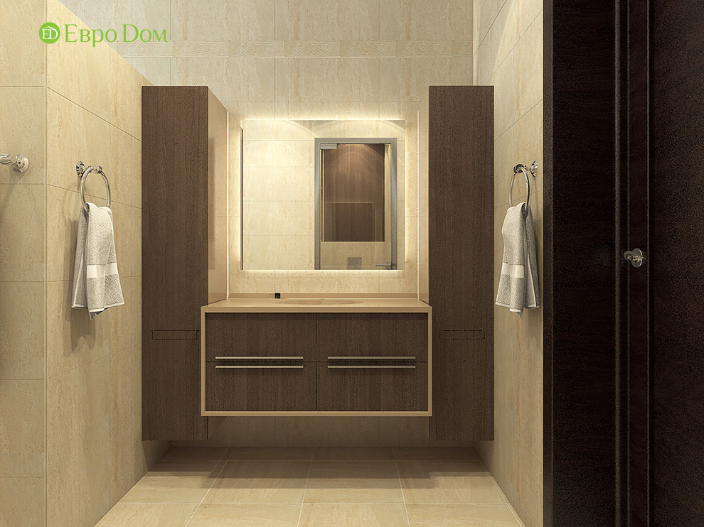 Дизайн интерьера коттеджа 490 кв. м в современном стиле