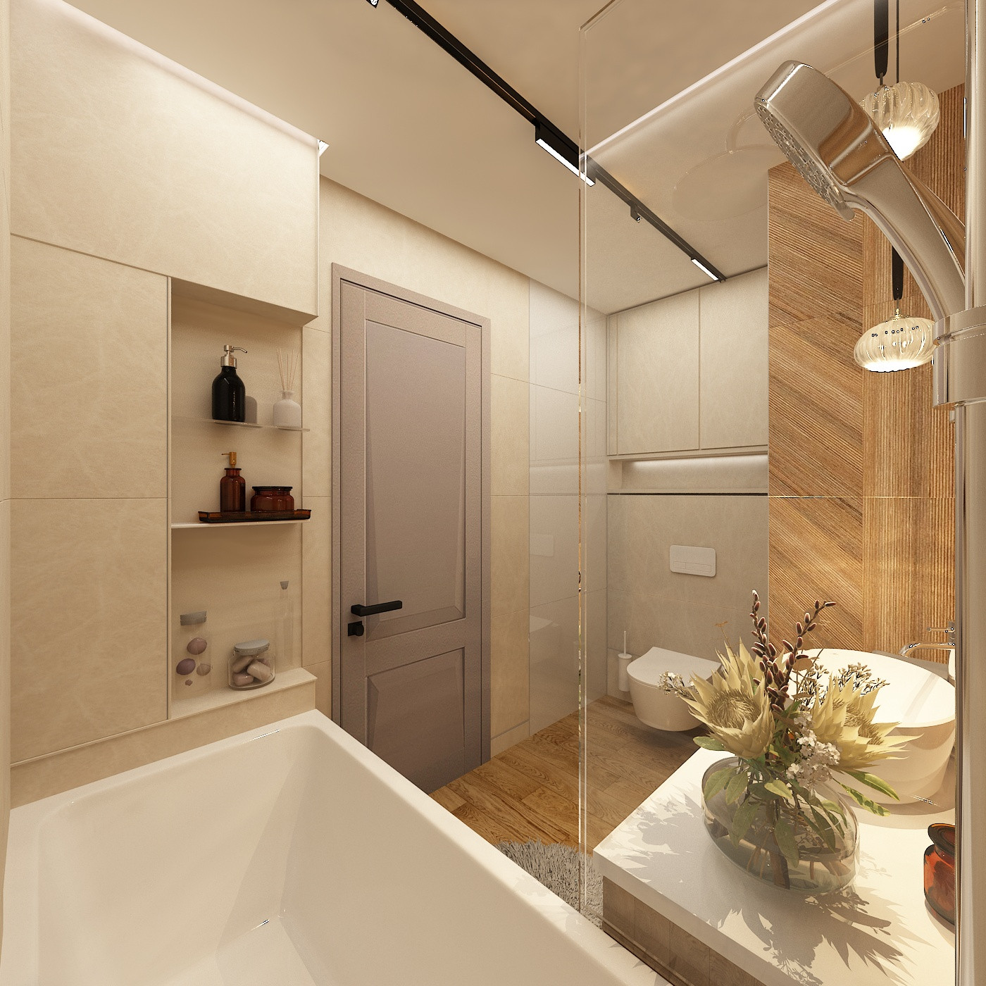 Обложка проекта: Санузел для молодой девушки