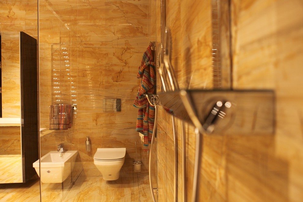 Желтый санузел Тиквуд