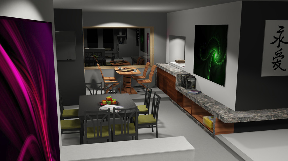 коттедж в современном стиле. Японские мотивы. (scape house)