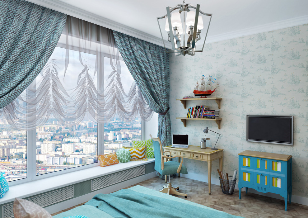 Обложка проекта: 4-х комнатная квартира  улица Нежинская Москва