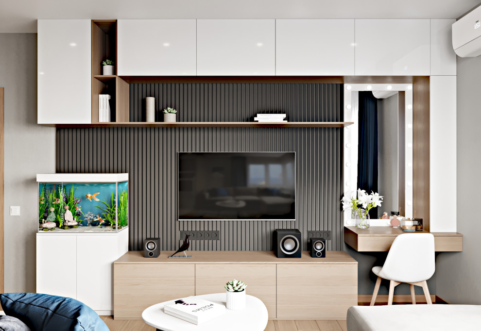 Обложка проекта: 2-комн. квартира - 64 м2. Гостиная