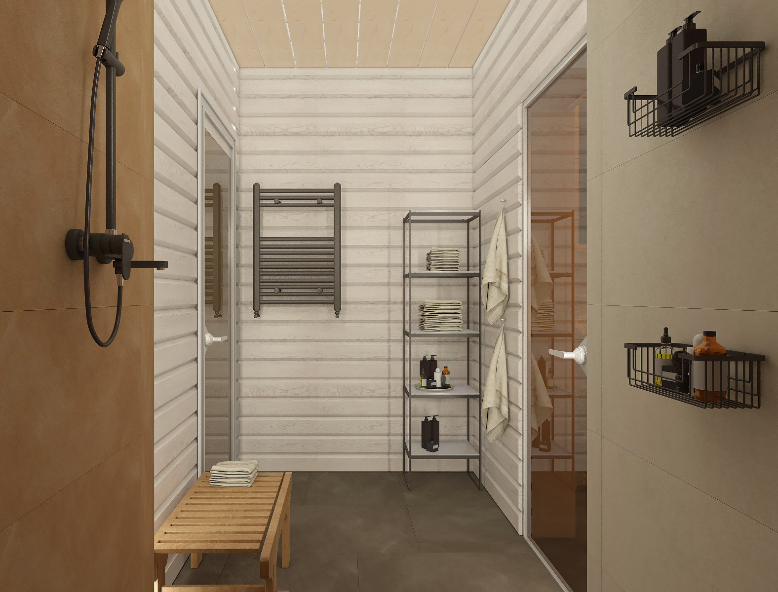 Баня из  клееного бруса в пос. Заповедник