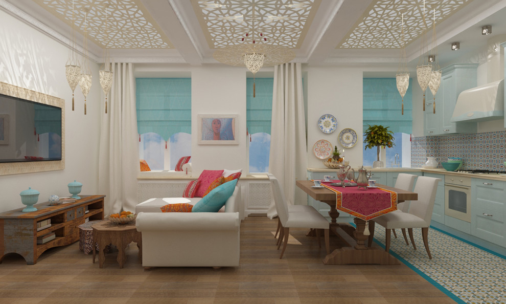 Проект интерьера по мотивам Марокко - ул.Маяковского, 76 м.кв.