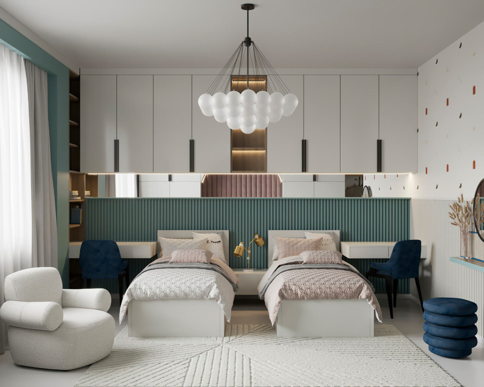 Дизайн детской комнаты в ЖК "Славянский"