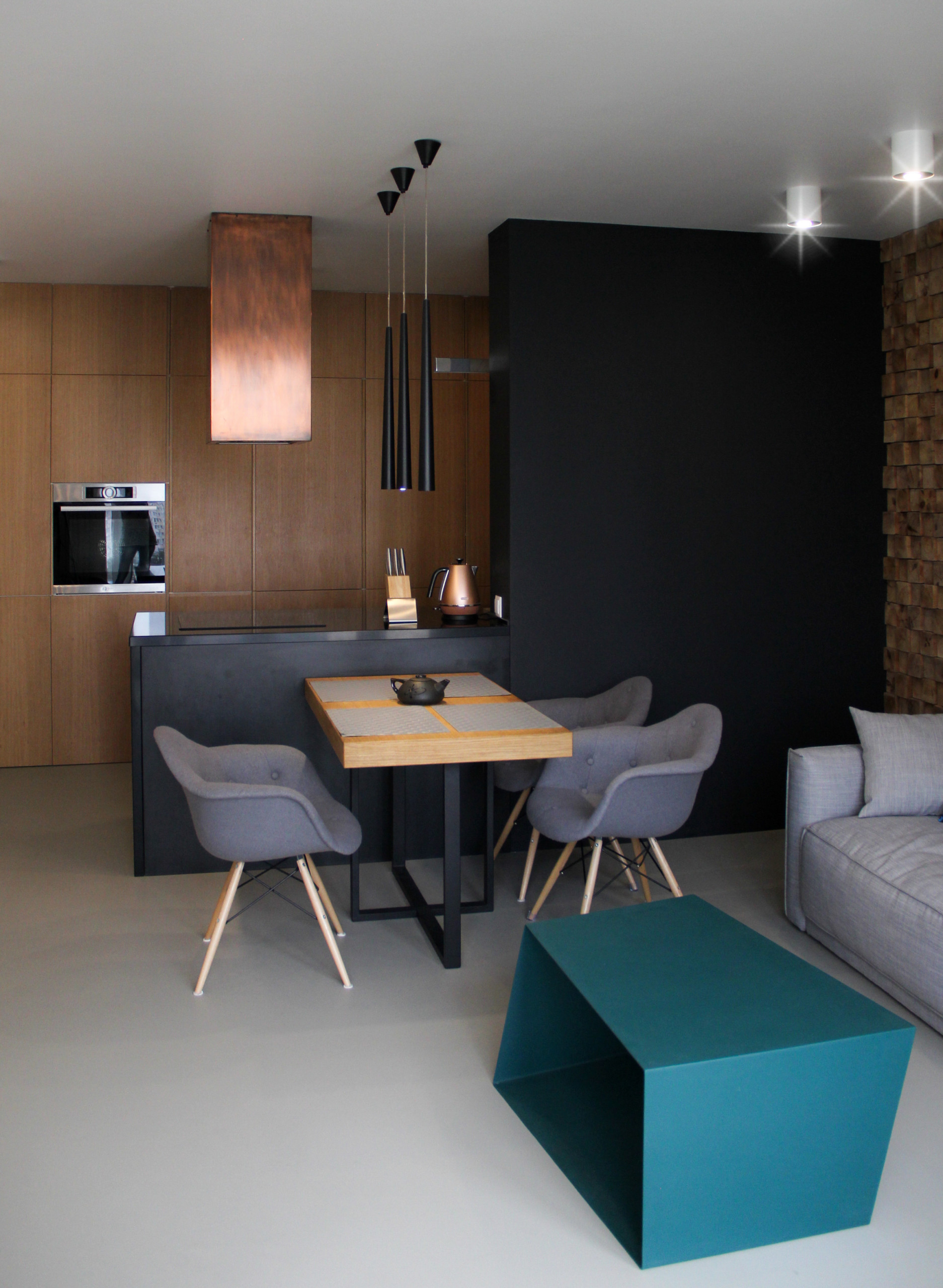 Houzz Украина: Фактурное разнообразие в интерьере для IT-семьи