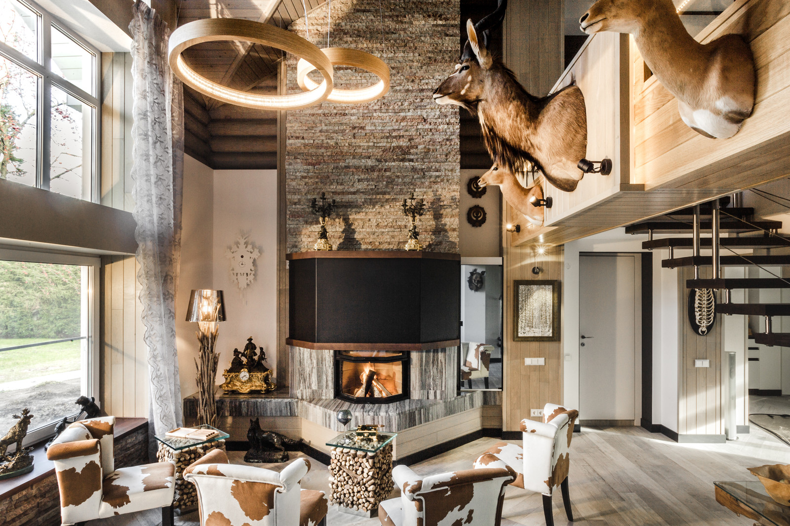 Дом охотника в современном стиле