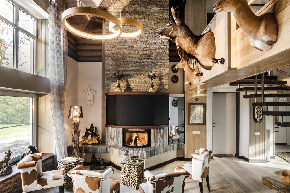 Дом охотника в современном стиле