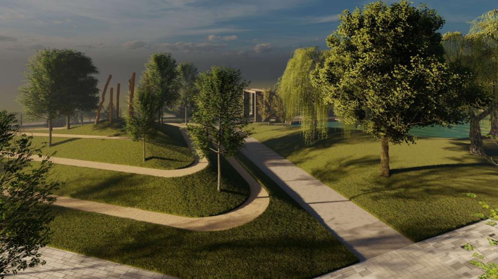 Парк Райта  для коттеджного поселка