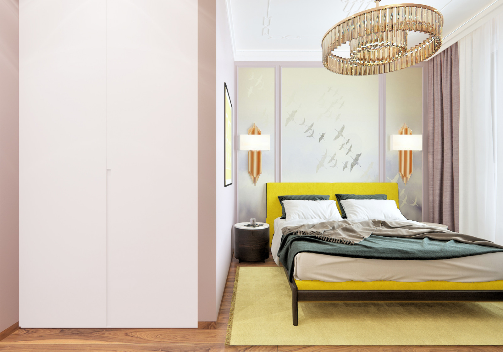 Современный интерьер в смешанном стиле.