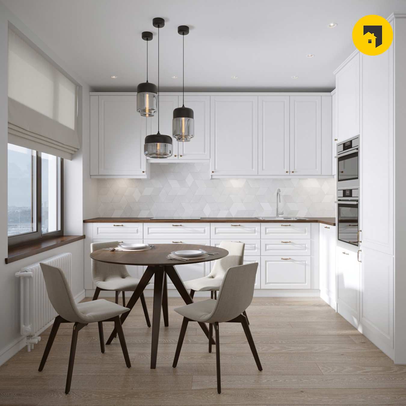 Дизайн-проект евродвушки в Рыбацком