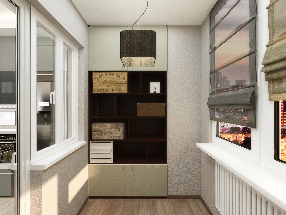 Дизайн интерьера однокомнатной квартиры.Современная класиика