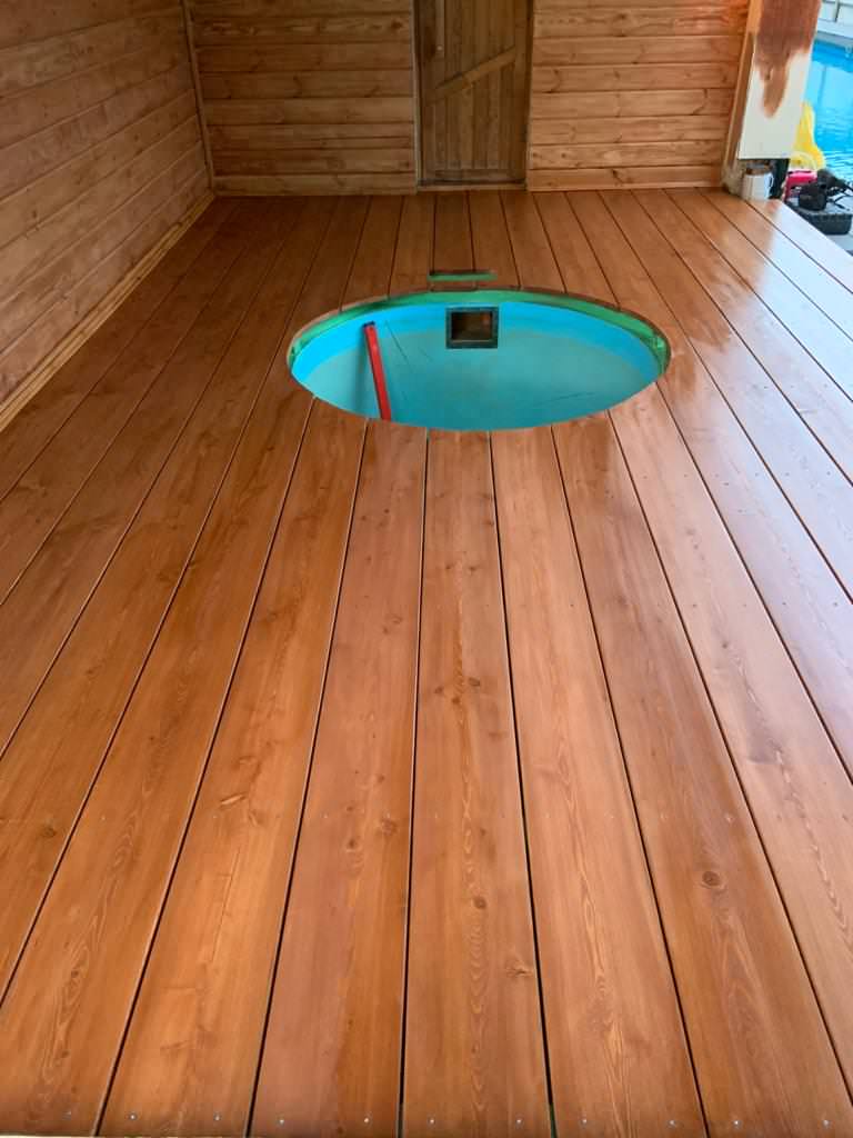 Терраса с купелью