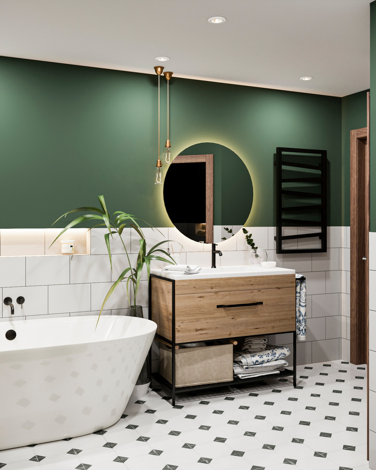 Скандинавский стиль для двухкомнатной квартиры, Народный бульвар