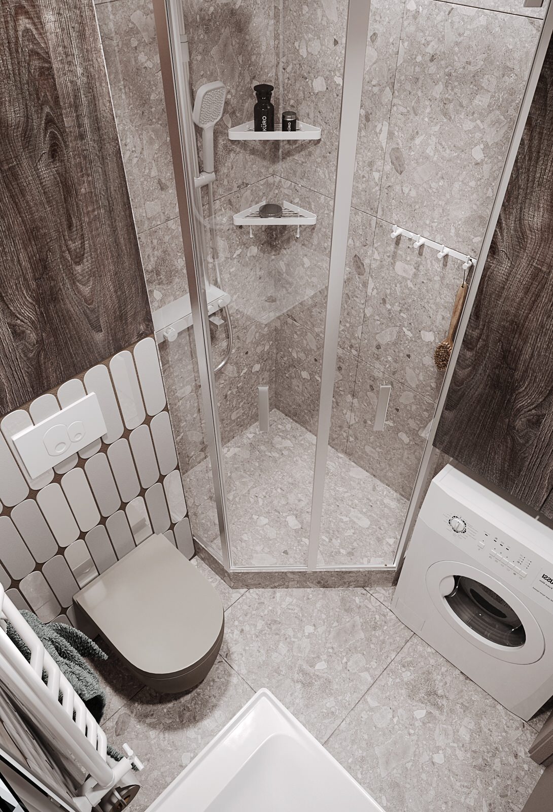 Проект студии 14 кв.м.