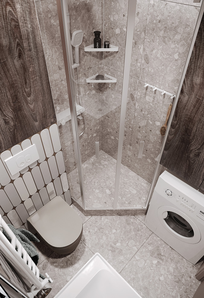 Проект студии 14 кв.м.