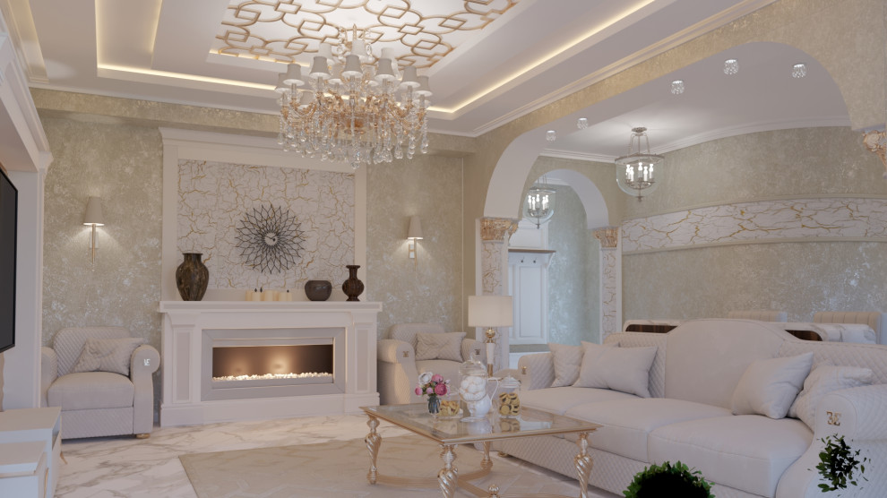 квартира 100кв.м. в современной классике.