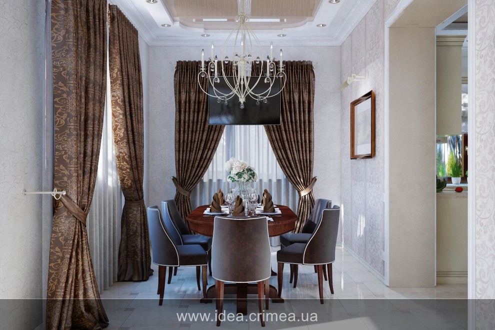 Living room in traditional style