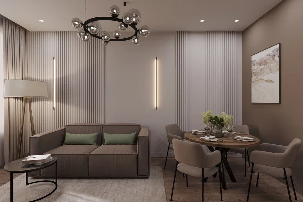 Ремонт квартиры (студии) для молодого человека