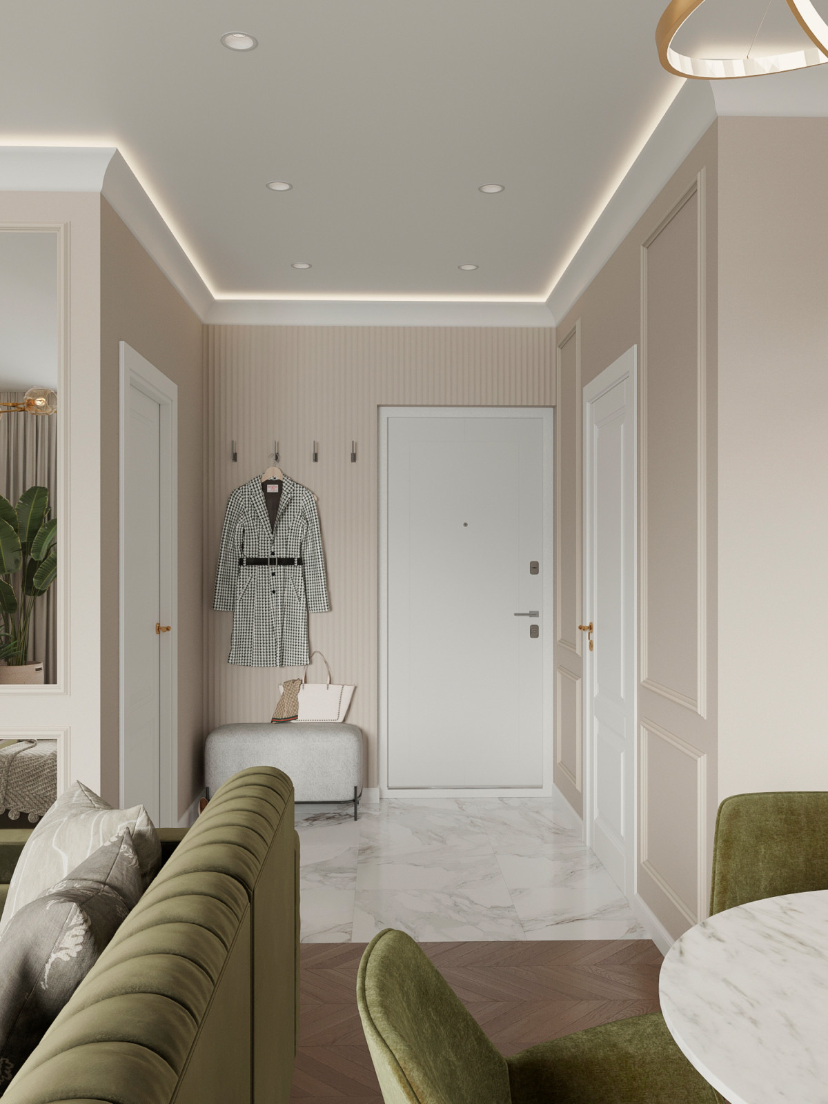 Дизайн проект однокомнатной квартиры в г.Оренбург, жк "Новая высота"