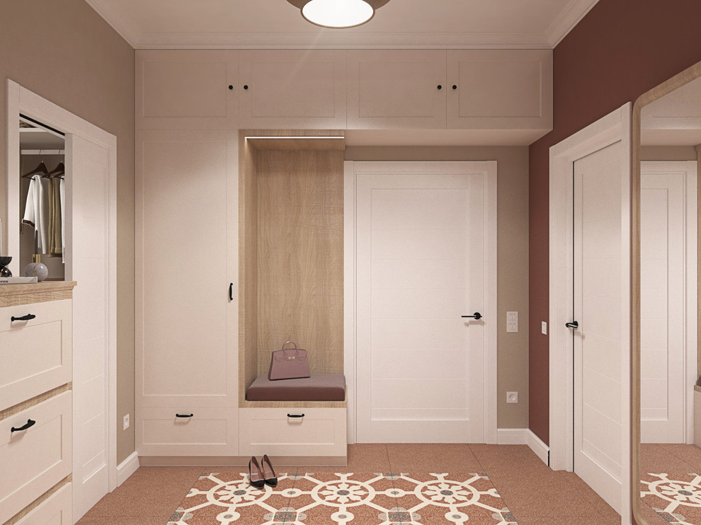 Яркая прихожая (+ гардеробная)