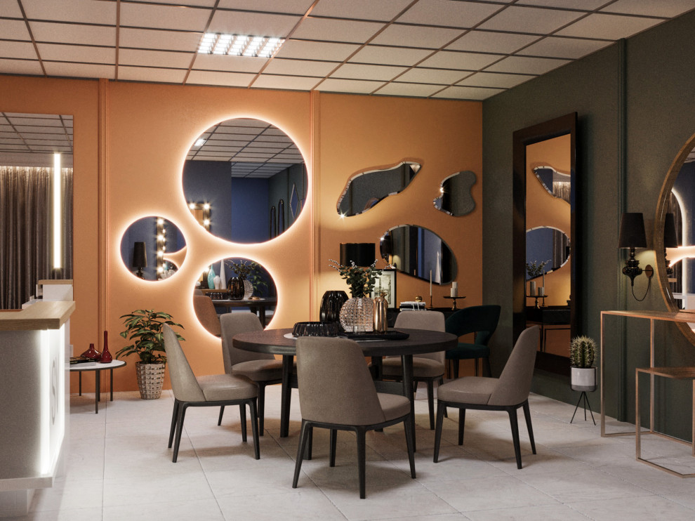 Визуализация Шоу-рум зеркала