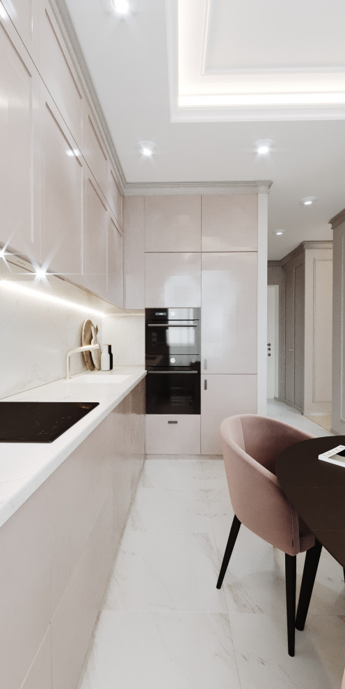 Проект маленькой квартиры 40 кв.м. ЖК Level Амурская