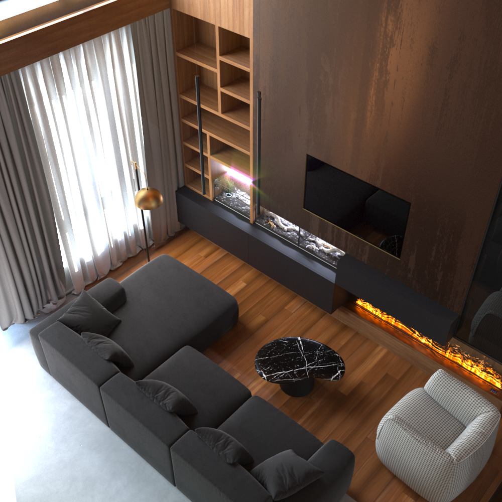 Дизайн проект частного дома 100 кв.м.