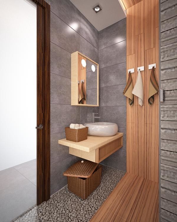 Санузел в эко-стиле