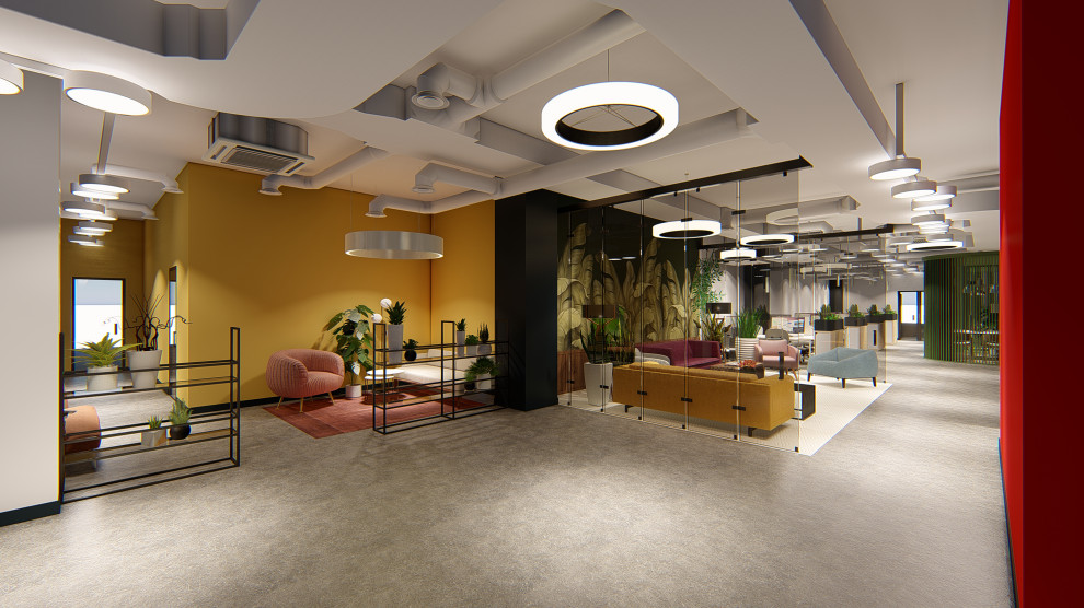 Концепция интерьеров офиса телекомпании НТВ