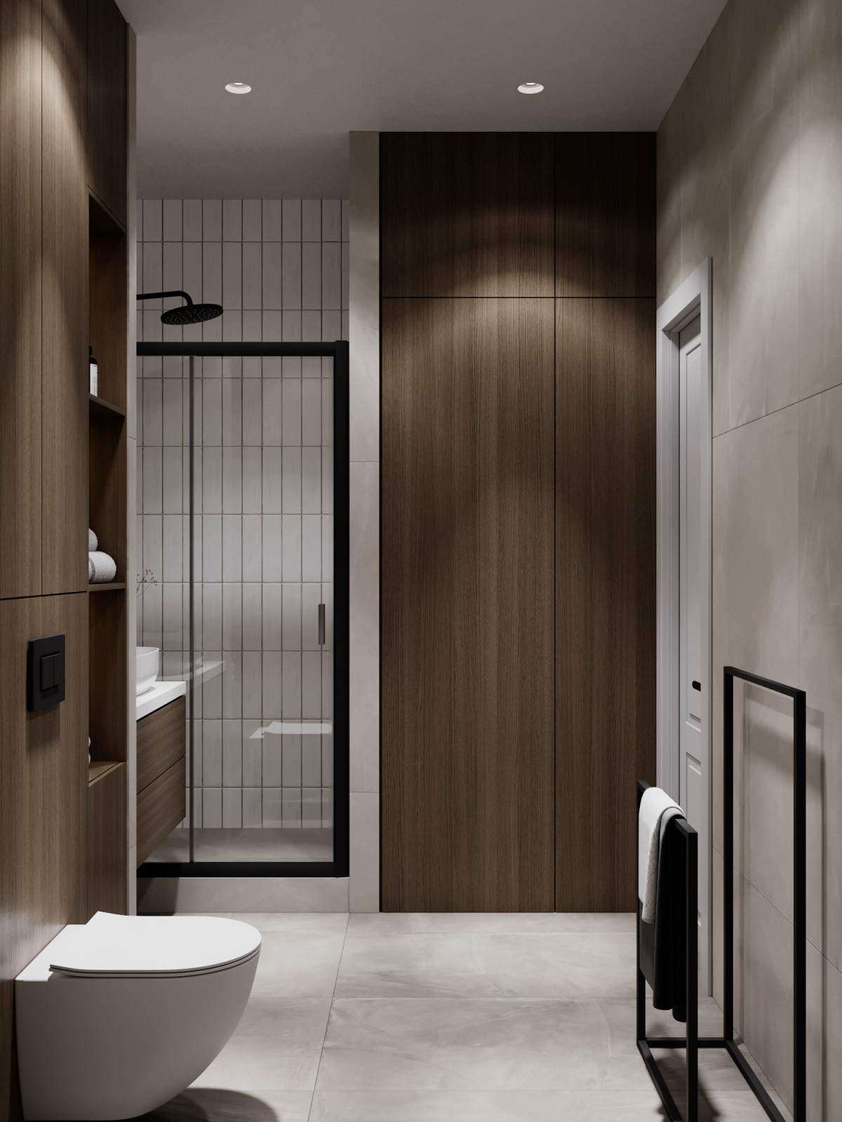 Современный mid-century в ЖК Западный Порт