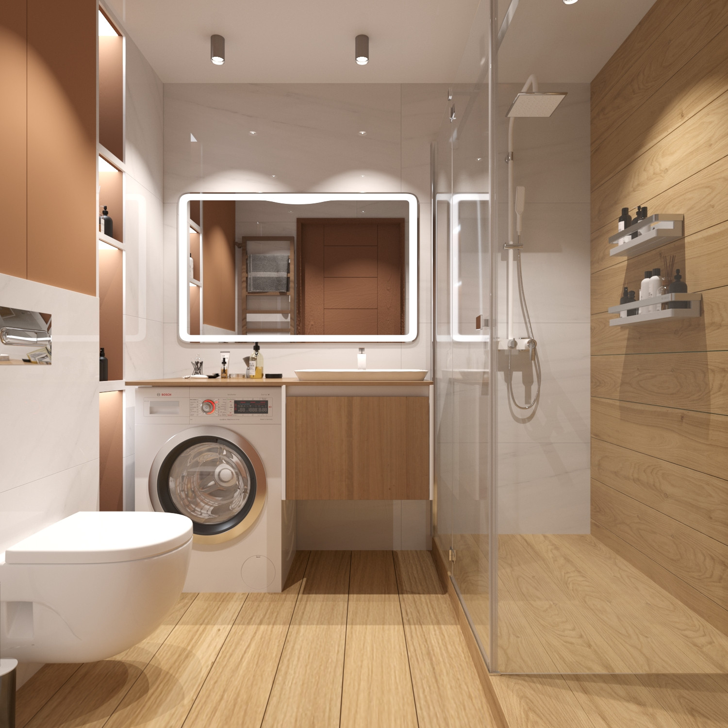 Ванные комнаты.