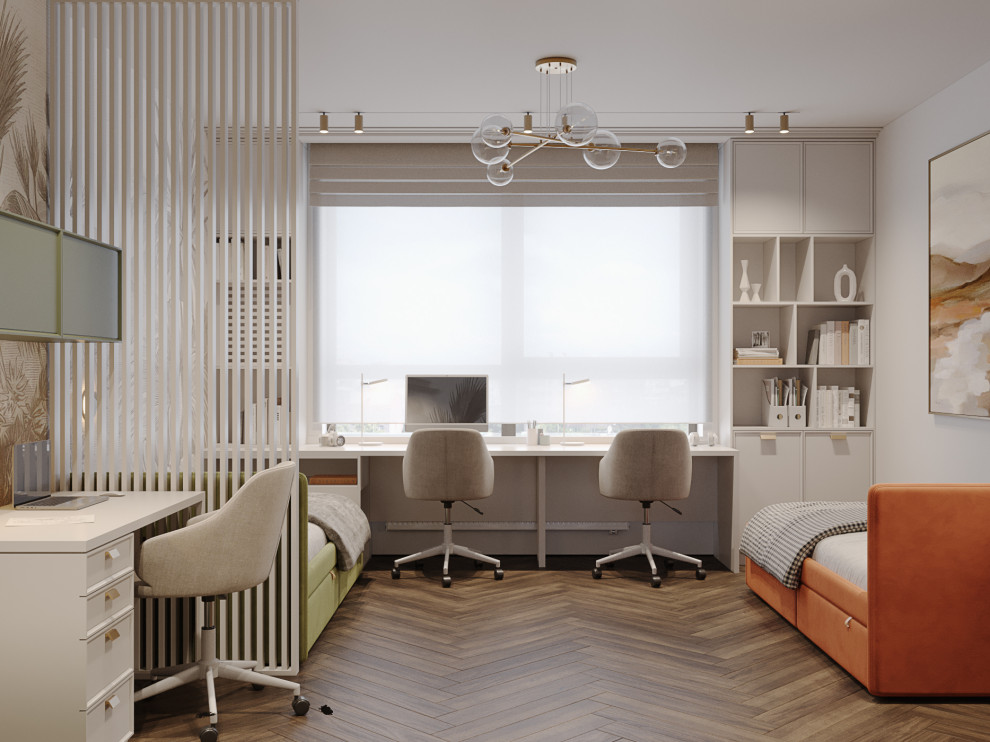 Интерьер детской в трехкомнатной квартире