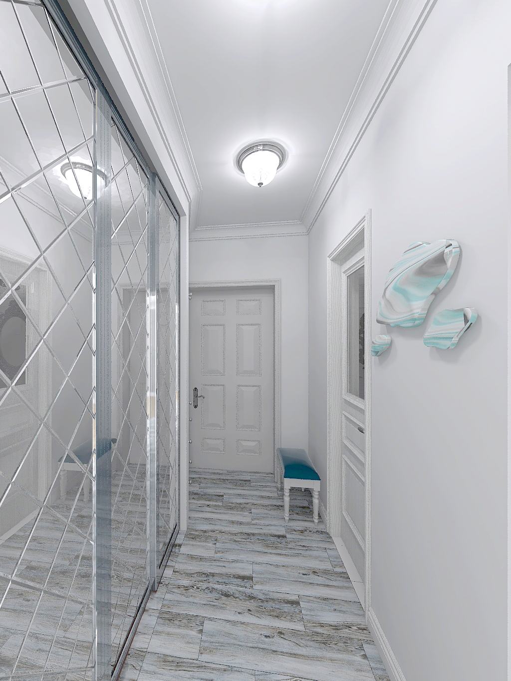 Перепланировка квартиры площадью 96 м2