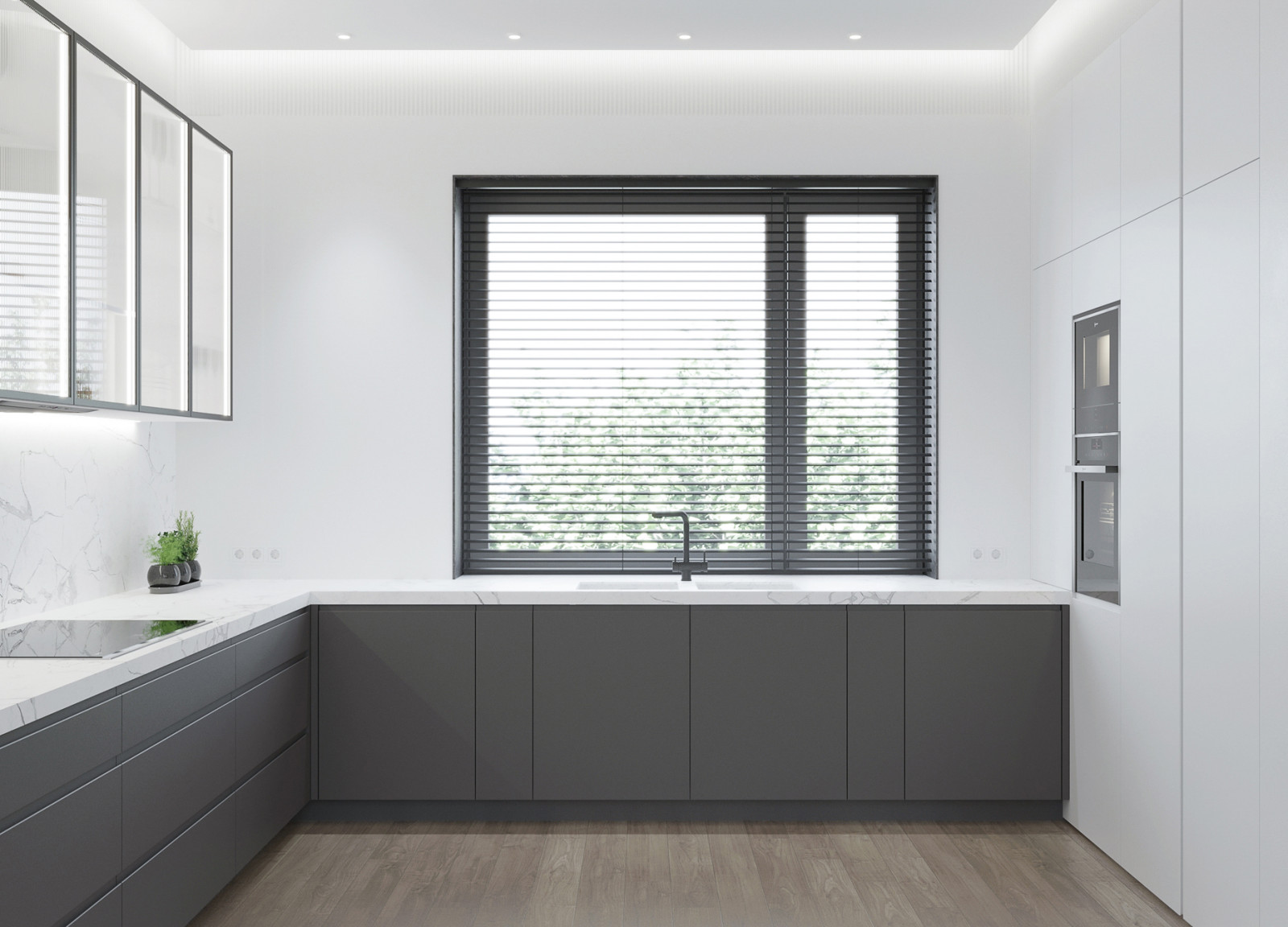 Y-house. Дизайн интерьера двухэтажного дома.