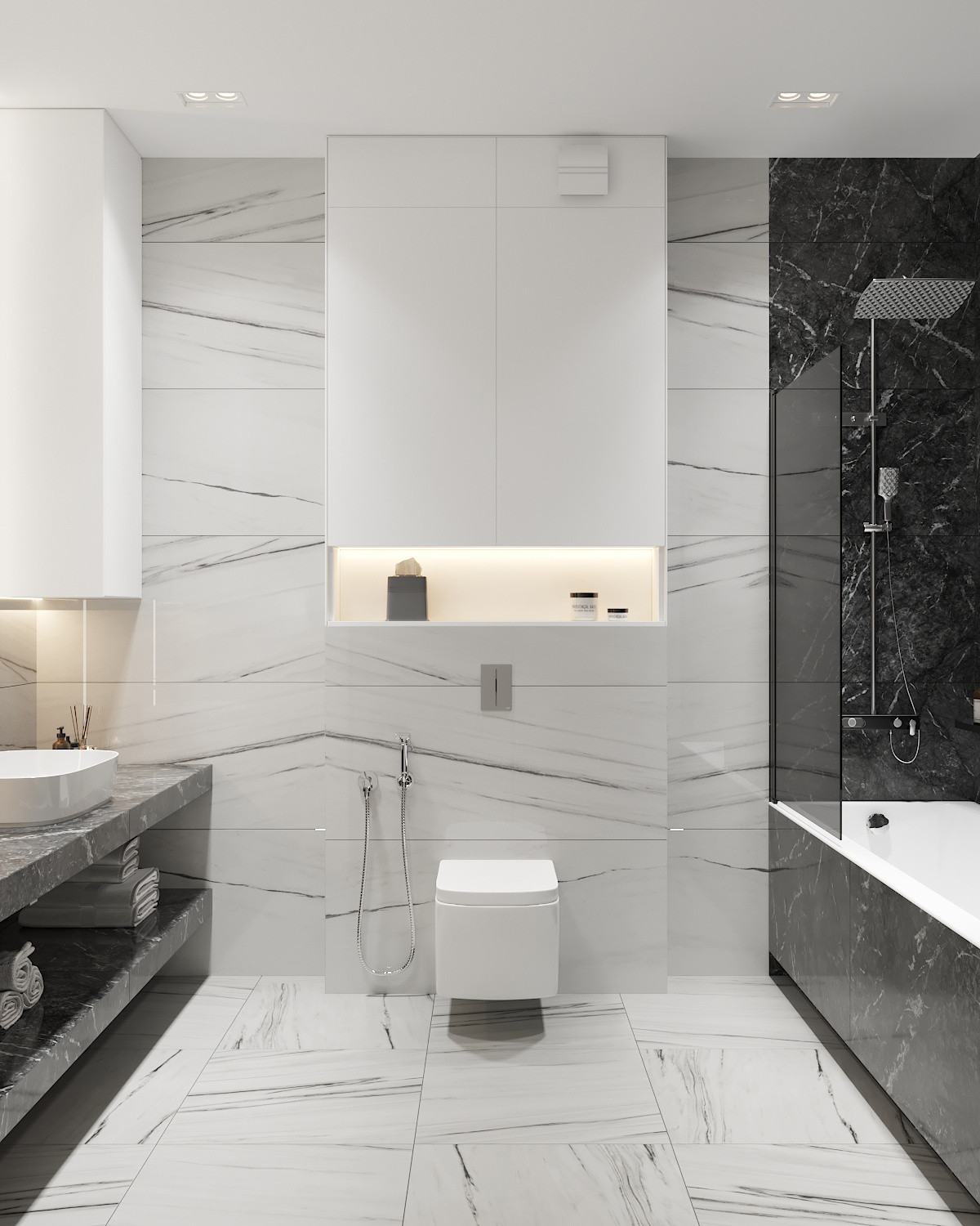 черно белый