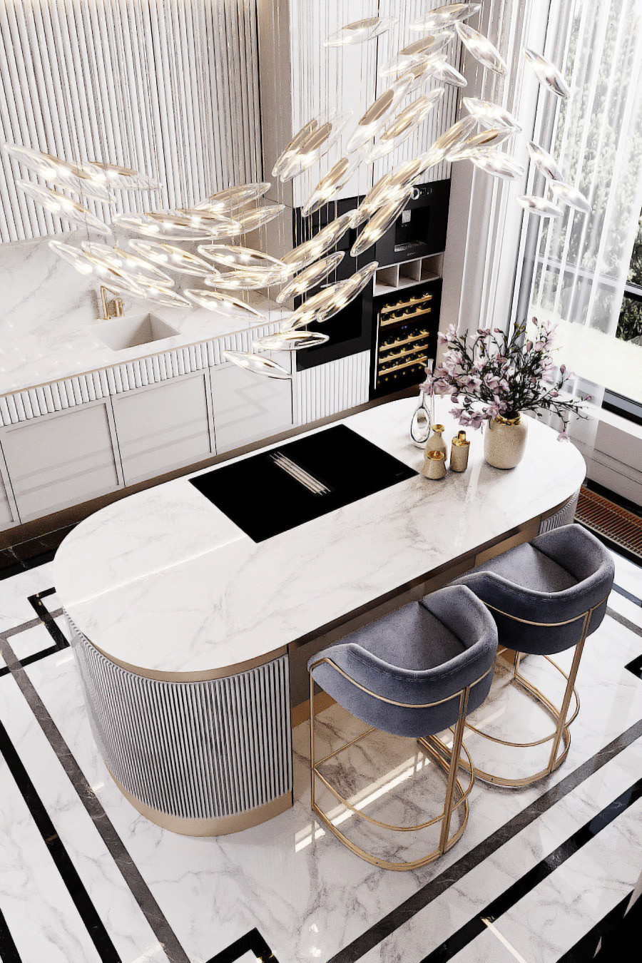 Роскошь и стиль: интерьер таунхауса в ЖК Park Fonte