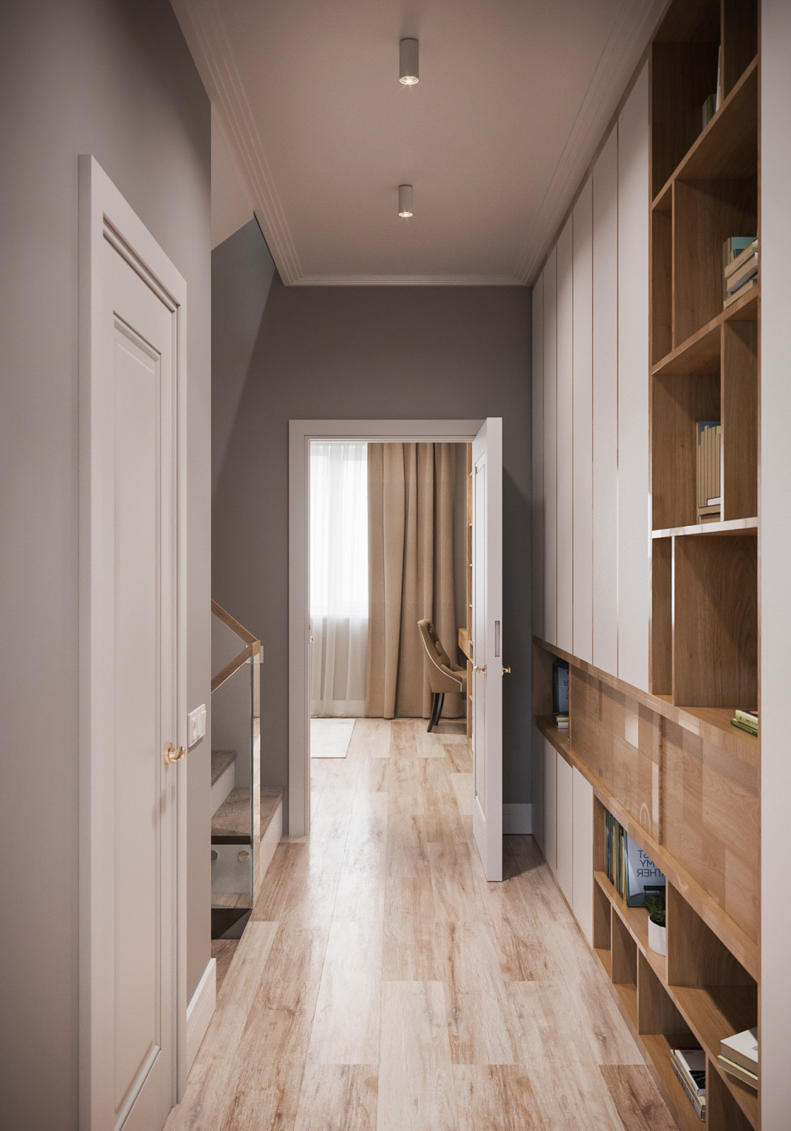 Apartamento de tres pisos