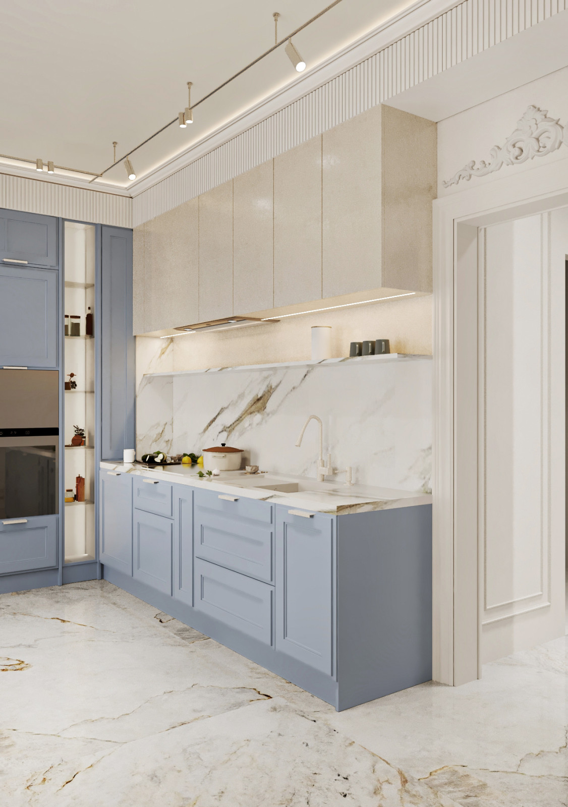 Жилой комплекс бизнес-класса "Морская набережная" 110 кв.м. Проект 2024г.