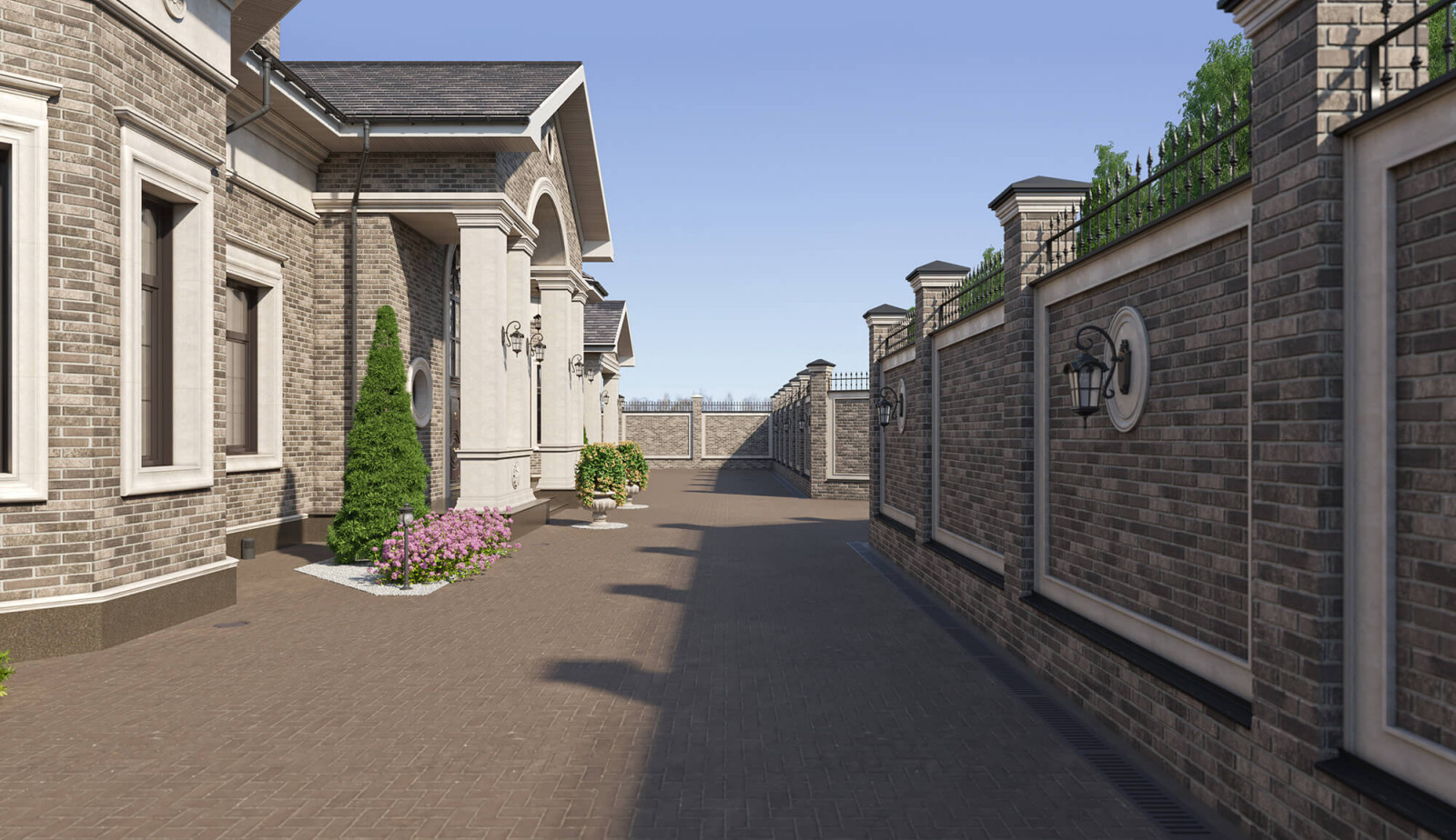 Архитектурный проект одноэтажного жилого дома площадью 400 кв.м.