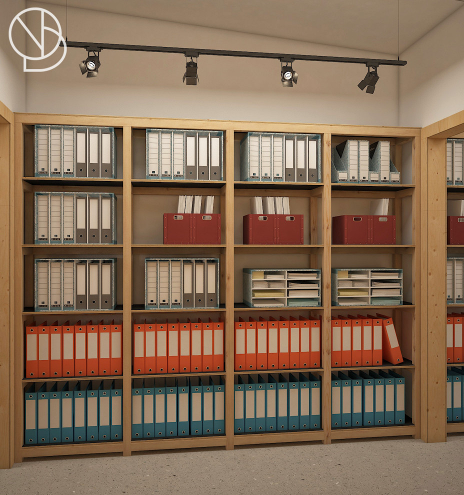 Зона персонала, стеллаж