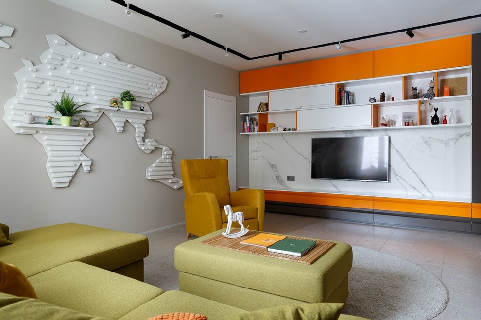 Яркое решение для минималистичного интерьера