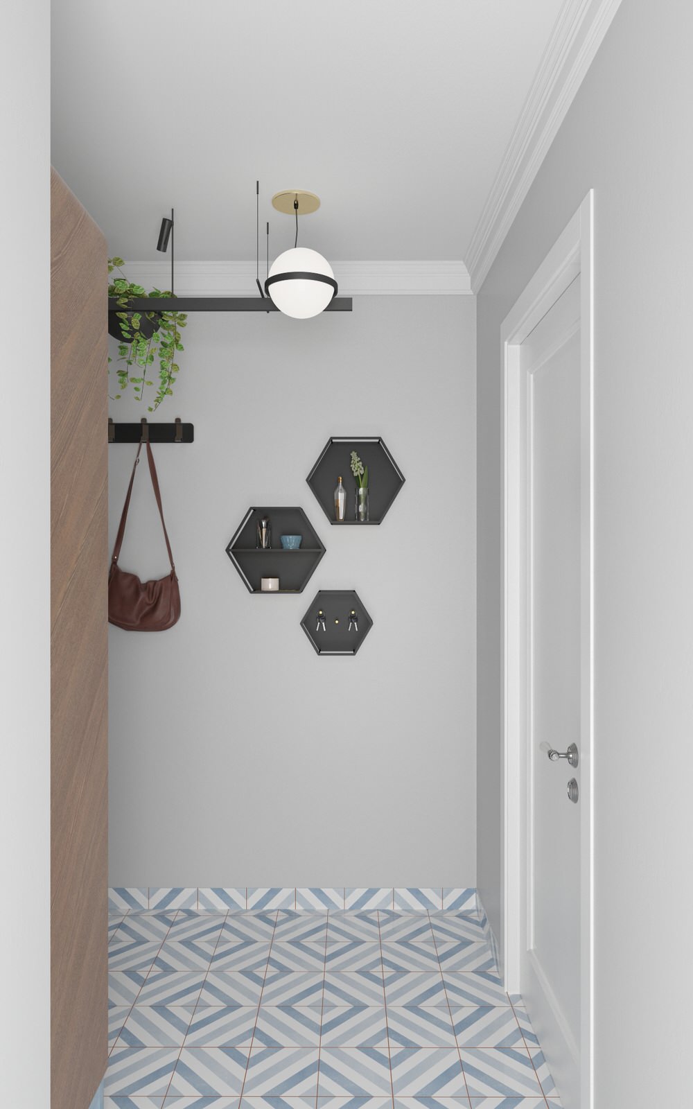 Холл в скандинавском стиле