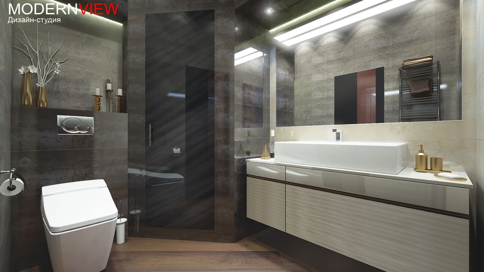 Дизайн проект квартиры "Авиаконструктора Сухого"