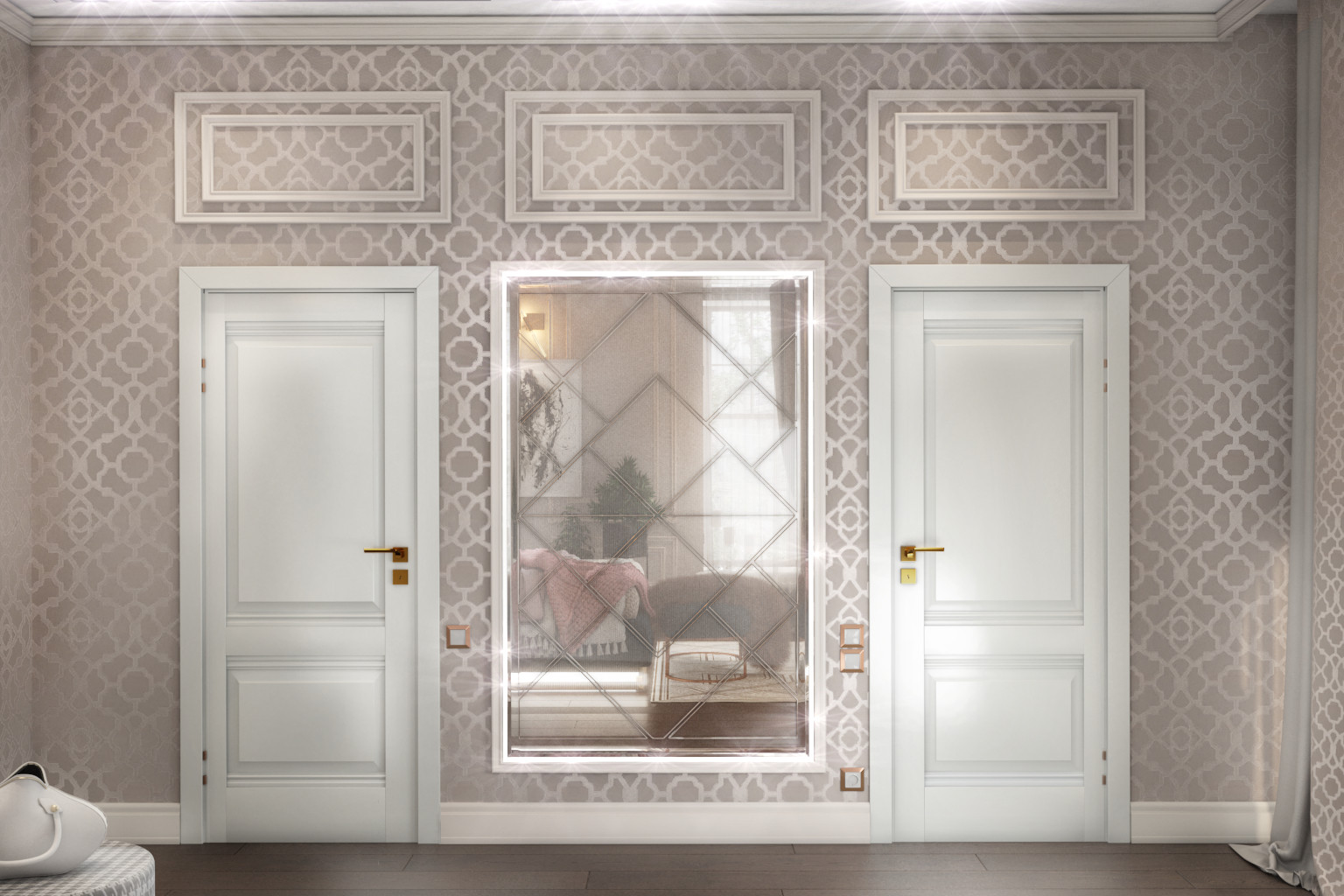 Спальня в стиле арт-деко