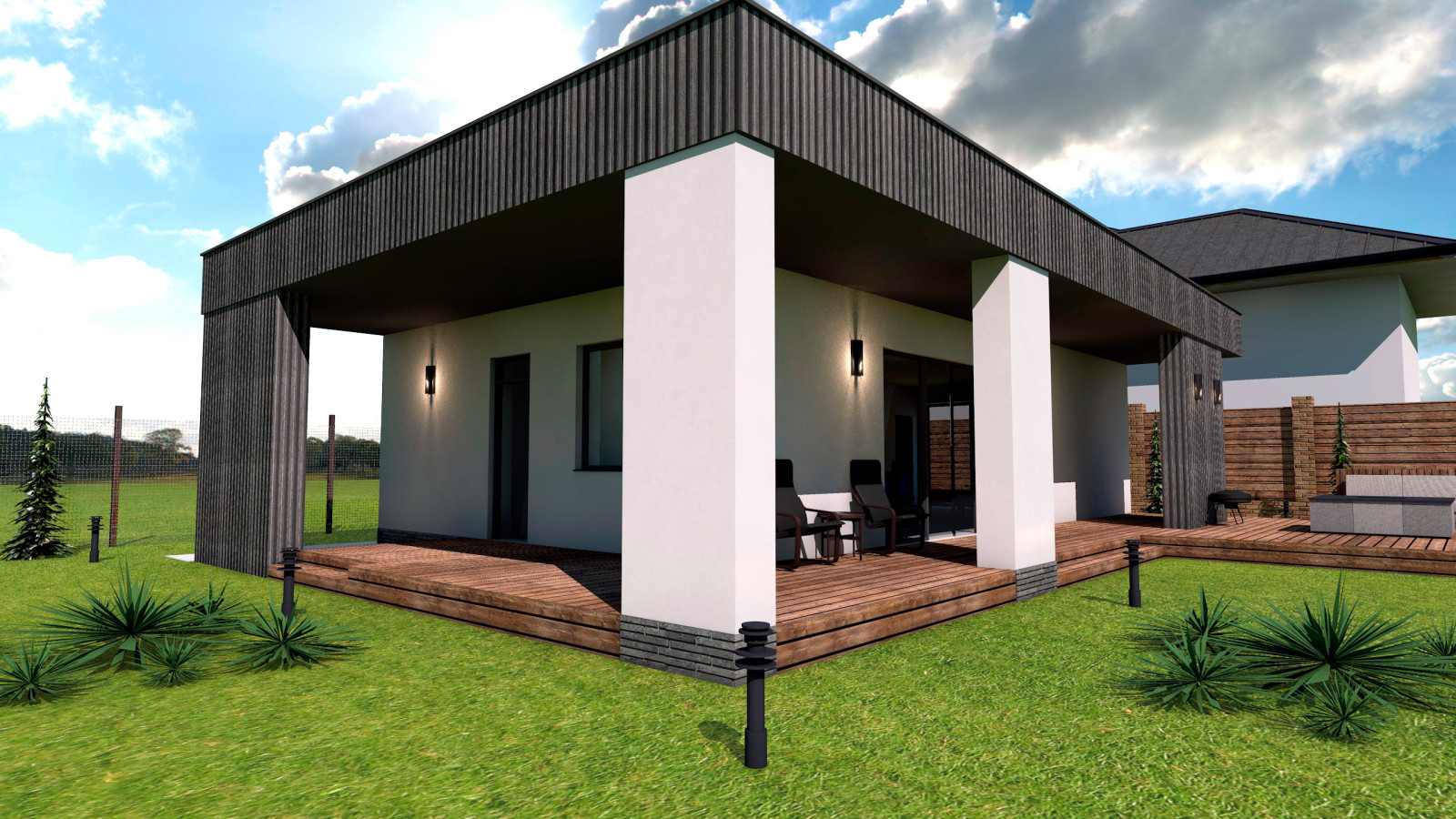 Дизайн-проект экстерьера дома 1